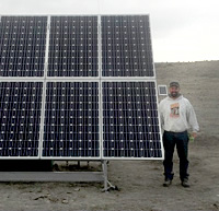 Solar cathodic protection system, Laramie, Wyoming